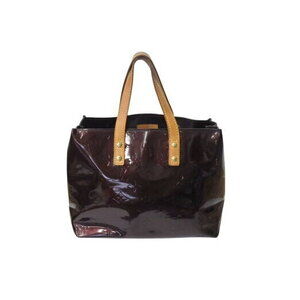 Louis Vuitton Monogram Vernis Patent Reed Handbag Amaranth Purple